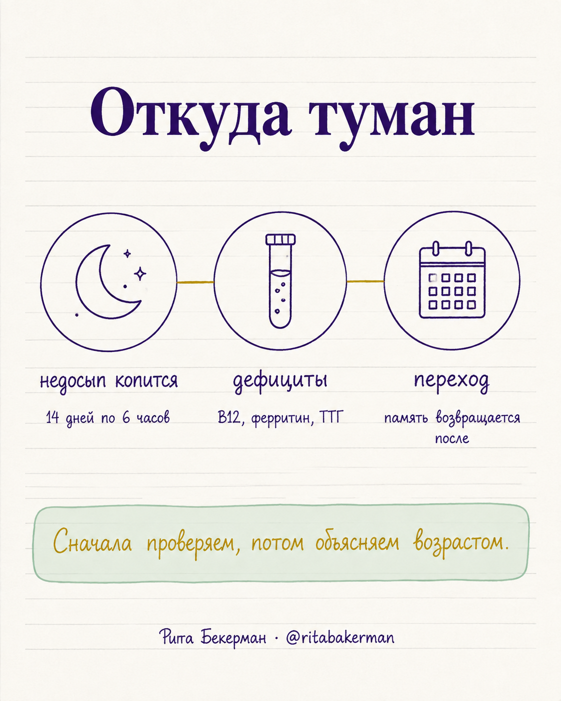 Три частые причины тумана в голове
